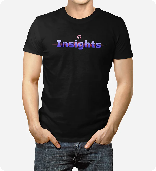 Black GitHub Insights team shirt